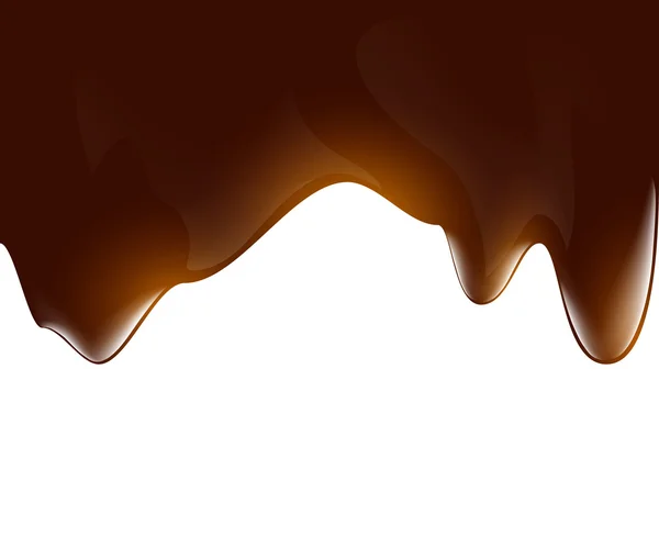 Contexte du chocolat liquide — Image vectorielle