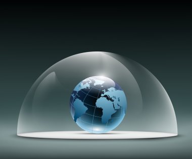 Earth under the dome clipart