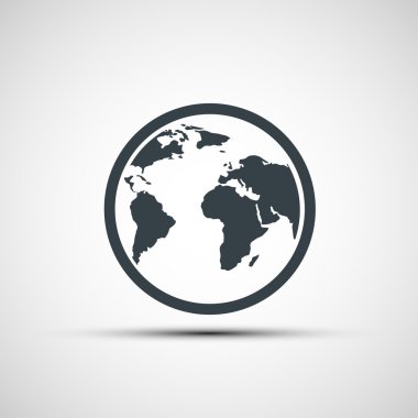 Vektör simgeler seyyare yerküre