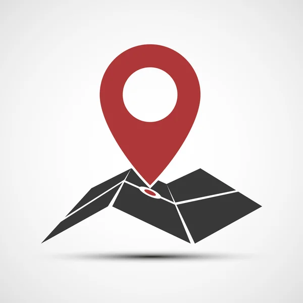 Vector icons map Stock Vector