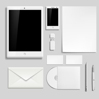 Kimlik marka için vektör şablon.