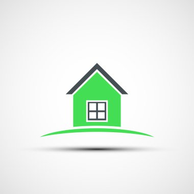 Vector icon of real estate clipart