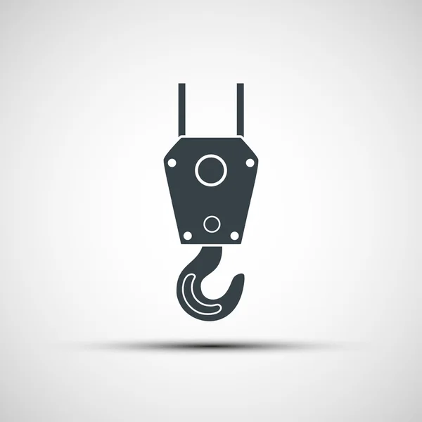 Vector pictogram van industriële hook — Stockvector