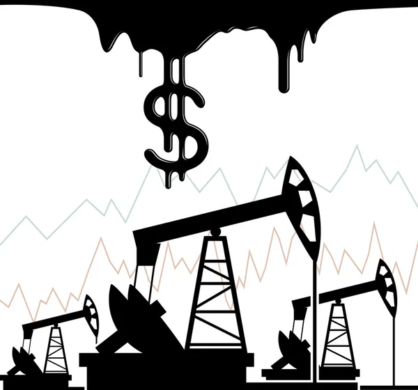 Γράφημα του πετρελαίου. — Διανυσματικό Αρχείο