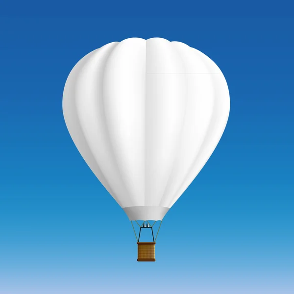 Vit ballong. Stock illustration. — Stock vektor