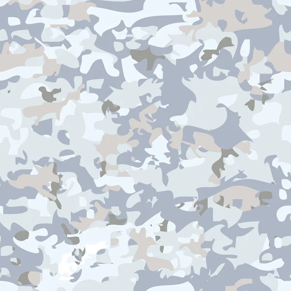 Witte camouflage patroon. — Stockvector