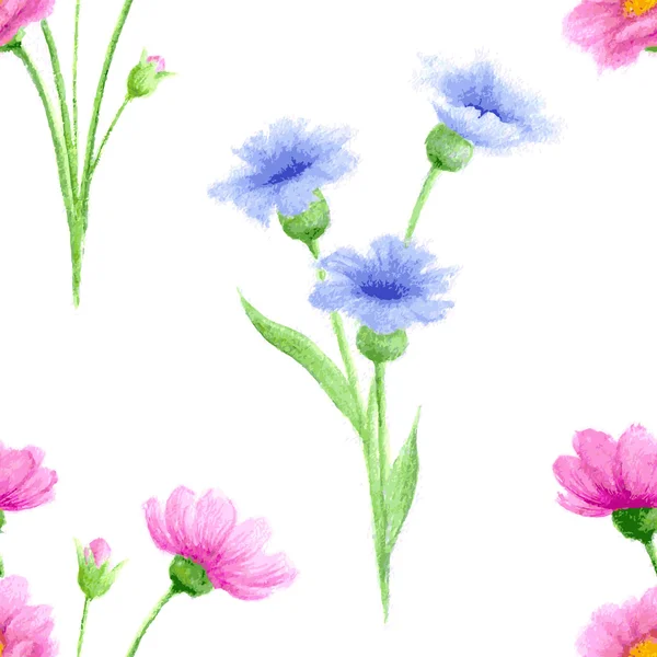 花の背景。ストック イラスト. — ストックベクタ