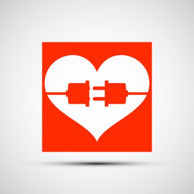 Kırmızı kalp logosu