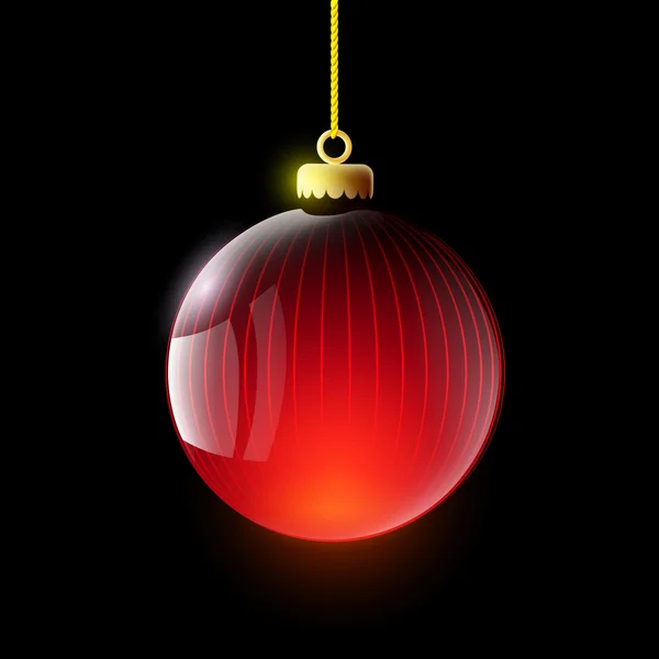 Christmas ball. Stock illustration. — Stock Vector