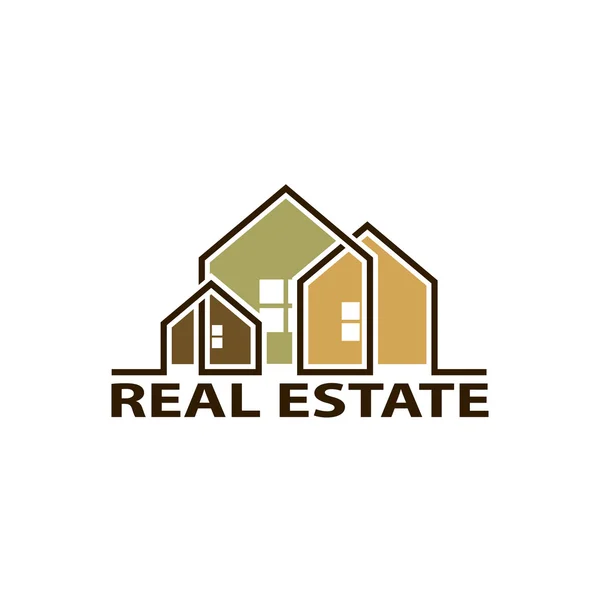 Logo real estate — Stock Vector