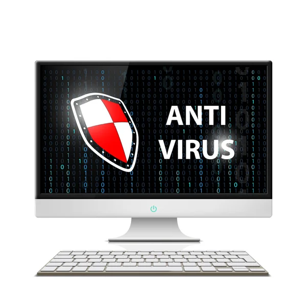 Anti-virus software. Stock illustration. — Stock Vector