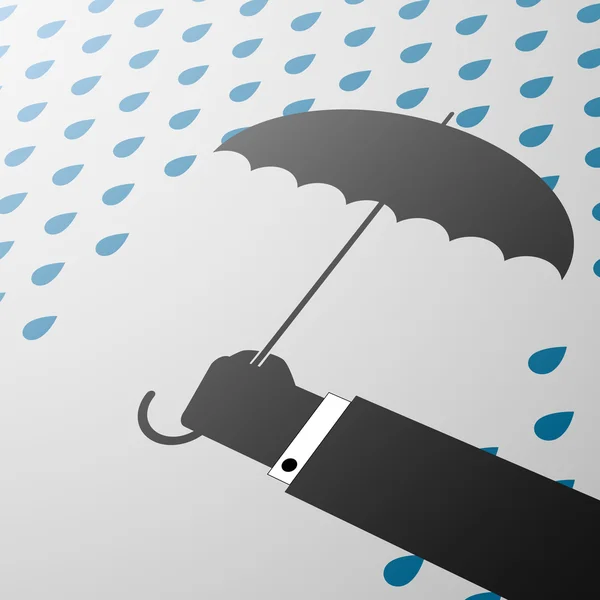 Regenschirm. Aktienillustration. — Stockvektor