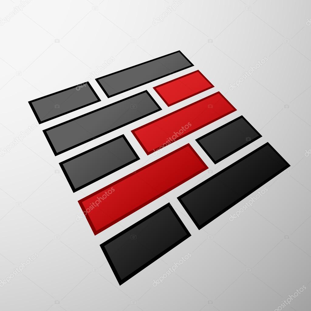 Emblem design of the bricks.