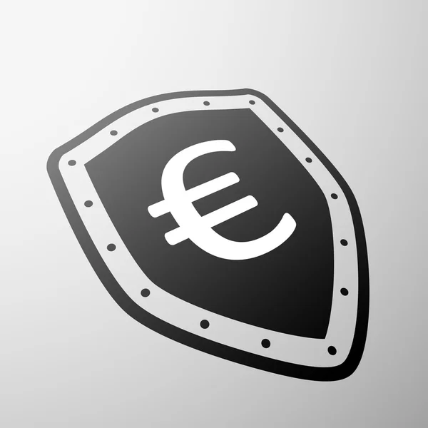 Euro para birimi. Hisse senedi illüstrasyon. — Stok Vektör