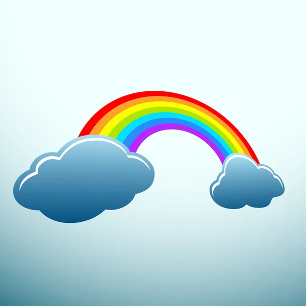 Rainbow. Stock illustration. — Stock vektor