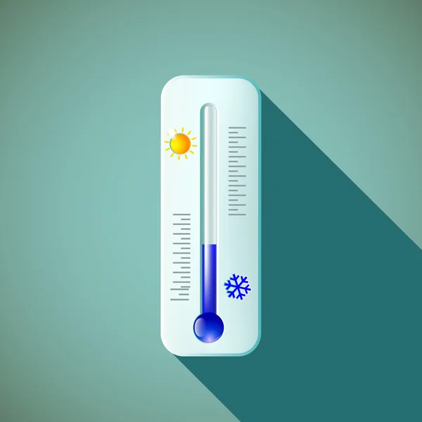 Termometro. Illustrazione delle scorte . — Vettoriale Stock