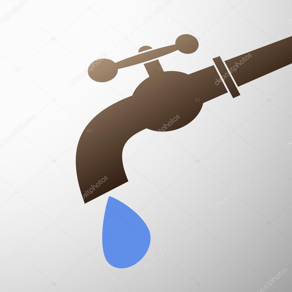 tap with a drop