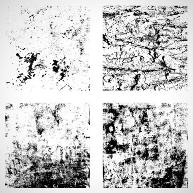 grunge arka plan kümesi