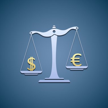 Dolar ve euro ile ölçekler.