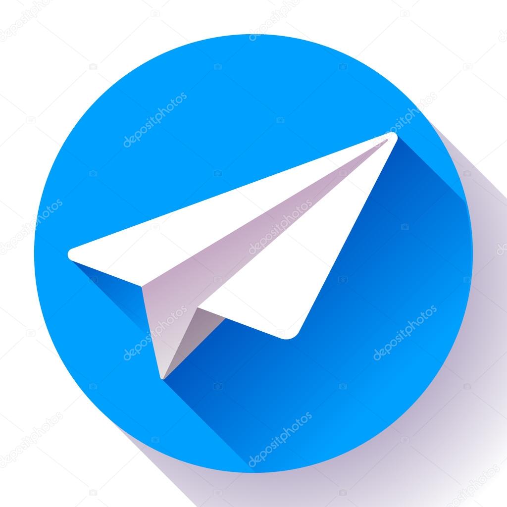 Aircraft vector logo icon Flat 2.0 design style.