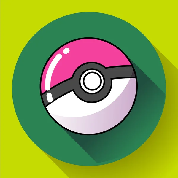 Pokeball Icon With Arrows On Green Vector Board Vector, Element, Pokemongo,  White PNG and Vector with Transparent Background for Free Download