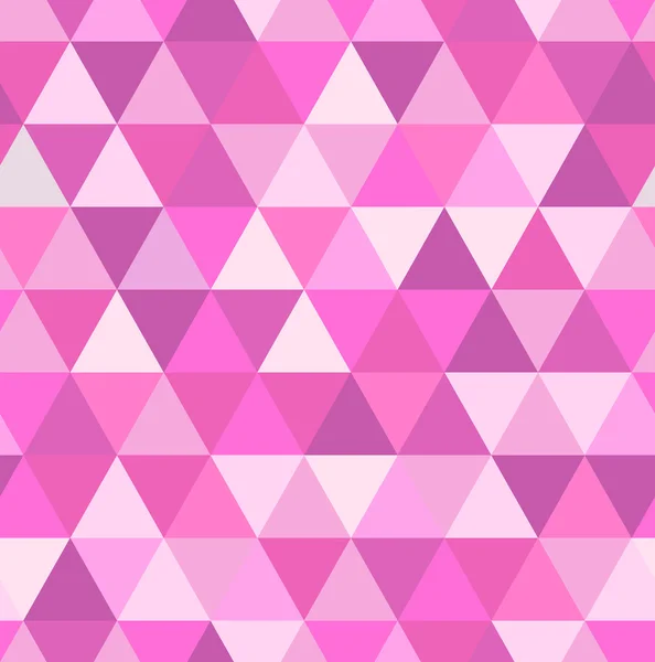기하학적 모양의 완벽 한 복고풍 패턴입니다. 핑크 모자이크 배경. — 스톡 벡터