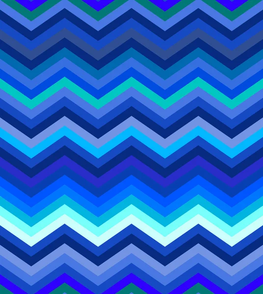 어두운 터키석과 블루 그라데이션 쉐 브 론 완벽 한 패턴 배경 벡터. — 스톡 벡터