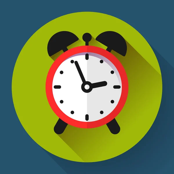 Icono del reloj despertador — Vector de stock