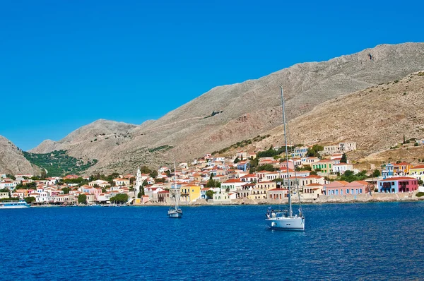 Ostrov Symi, Dodecanese, Řecko — Stock fotografie