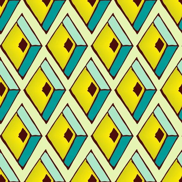 Abstraktes Muster im afrikanischen Stil. geometrischer Hintergrund. — Stockvektor