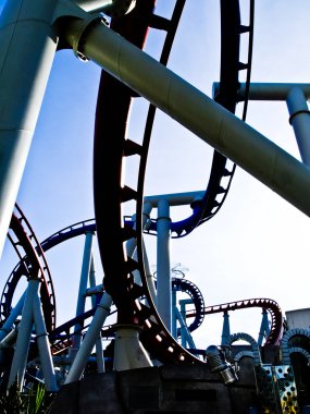 Lunaparkta hız treni 