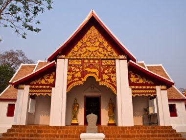 Budist manastır, wat phra o kao noi, nan, thailand