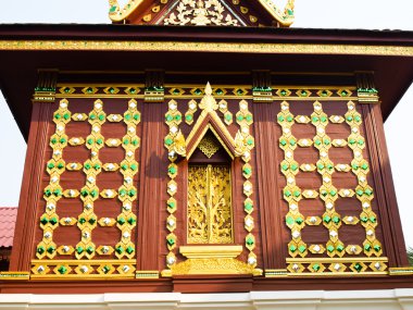 Tripitaka house, wat hua kwang, nan, thailand