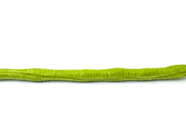 Yardlong bean, Vigna unguiculata subsp. sesquipedalis, isolated — Stock Photo, Image