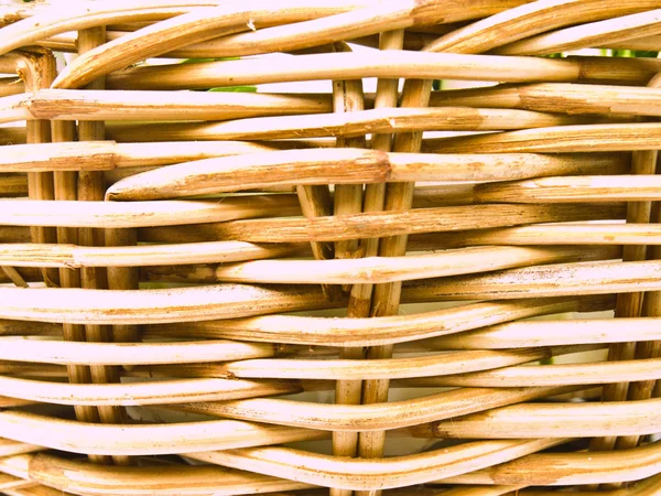 Rattan sepet kamışı doku closeup — Stok fotoğraf