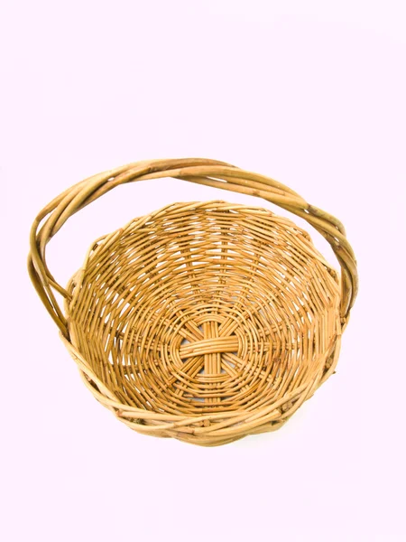 Rattan wicker isolated on white background — Stock Photo, Image