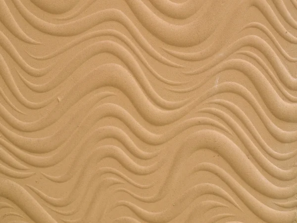 물결 패턴의 흰색 시멘트 바스 릴리프 벽의 질감 — 스톡 사진