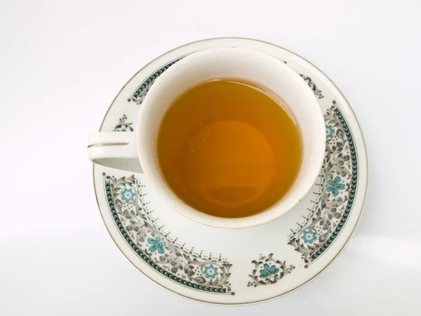 Taza de té de porcelana china aislada en blanco — Foto de Stock