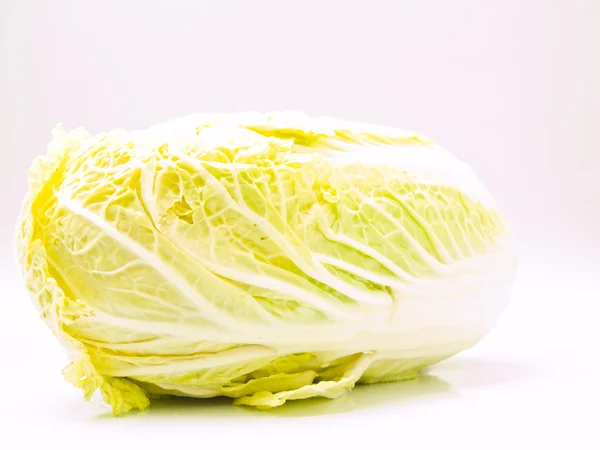 Fresh chinese cabbage isolated on white background — Stock Photo, Image