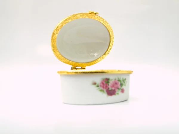 Luxury miniature ceramic cases for keeping either lozenge or pastille for lady from Thailand — Stock fotografie