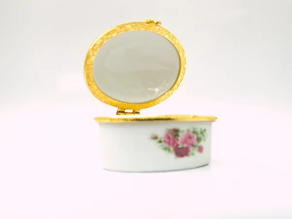 Luxury miniature ceramic cases for keeping either lozenge or pastille for lady from Thailand — Stock fotografie