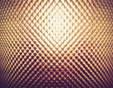 Cam lamba kapağı geri dokulu sarı ışıklı