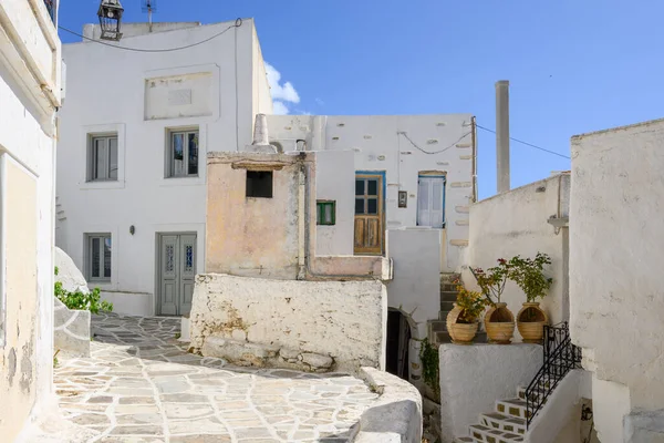 Arquitetura Grega Tradicional Vila Lefkes Ilha Paros Cíclades Grécia — Fotografia de Stock