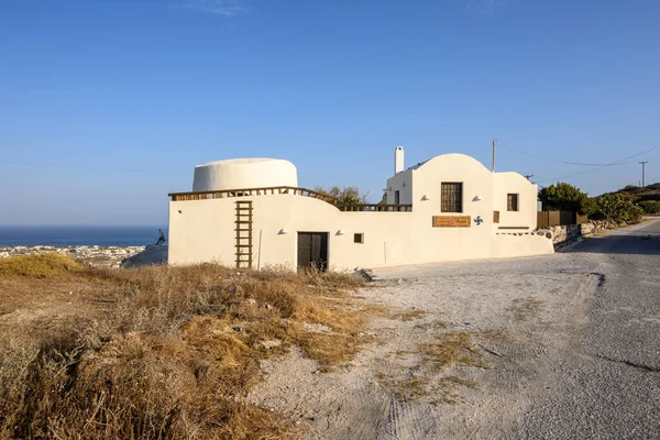 Santorini Grécia Setembro 2020 Villa Verão Vila Emporio Situada Parte — Fotografia de Stock
