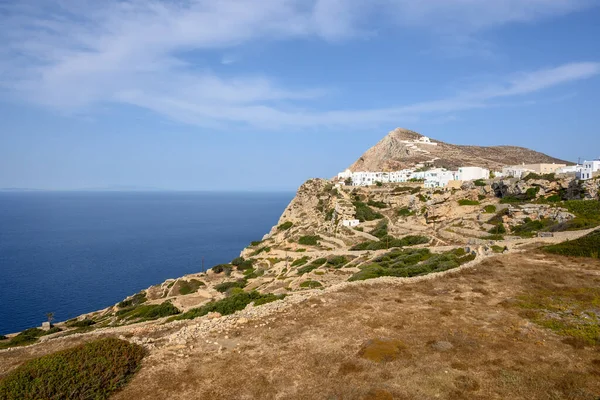 Kusten Vackra Folegandros Island Egeiska Havet Grekland — Stockfoto