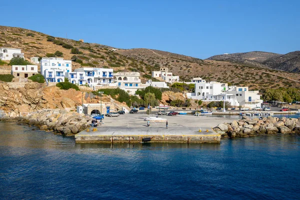 Sikinos Grèce Septembre 2020 Port Alopronia Sikinos Belle Petite Île — Photo