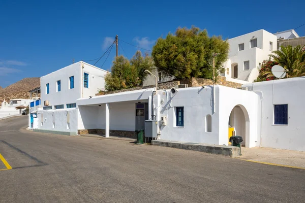 Arquitectura Cicládica Blanca Isla Griega Folegandros Cícladas Grecia — Foto de Stock