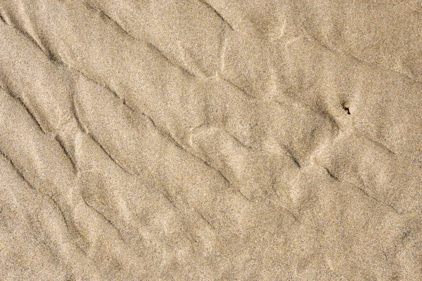 Struttura Della Spiaggia Sabbia Sfondo Naturale Sfondo Onde Sabbia Dune — Foto Stock