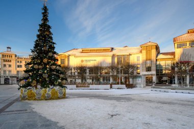 Sopot, Polonya - 5 Ocak 2026: Polonya 'nın kuzeyindeki Sopot tatil beldesinin mimarisi