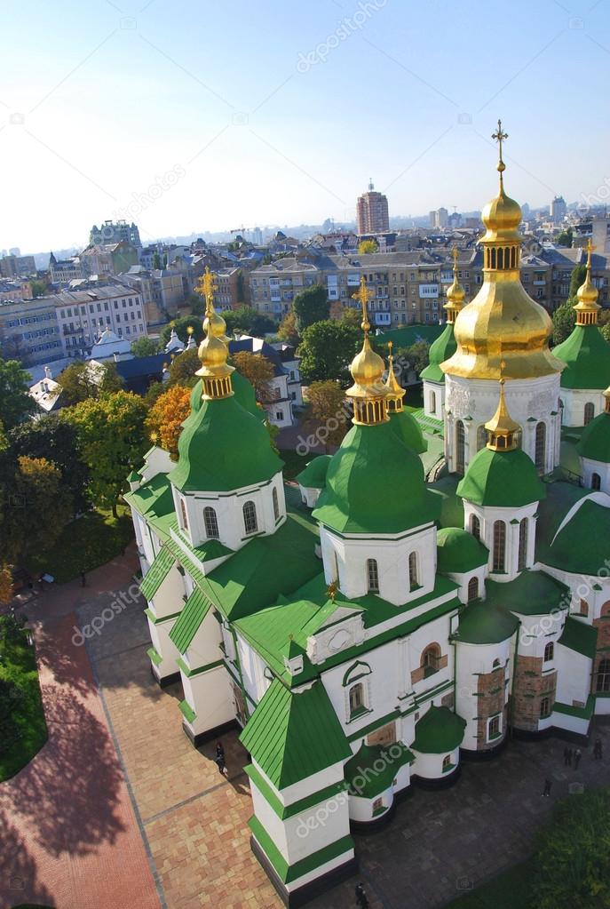 Saint Sophia Cathedral in Kiev city center